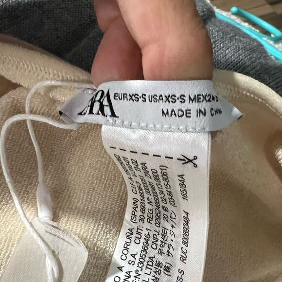 New! Zara Body Strap Suit Ivory Limitless Contour Collection Size XS - Picture 6 of 8